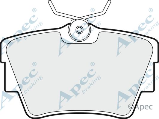 APEC BRAKING Комплект тормозных колодок, дисковый тормоз PAD1279